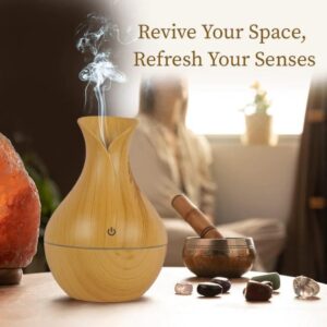 Pot Shape Wooden Humidifier